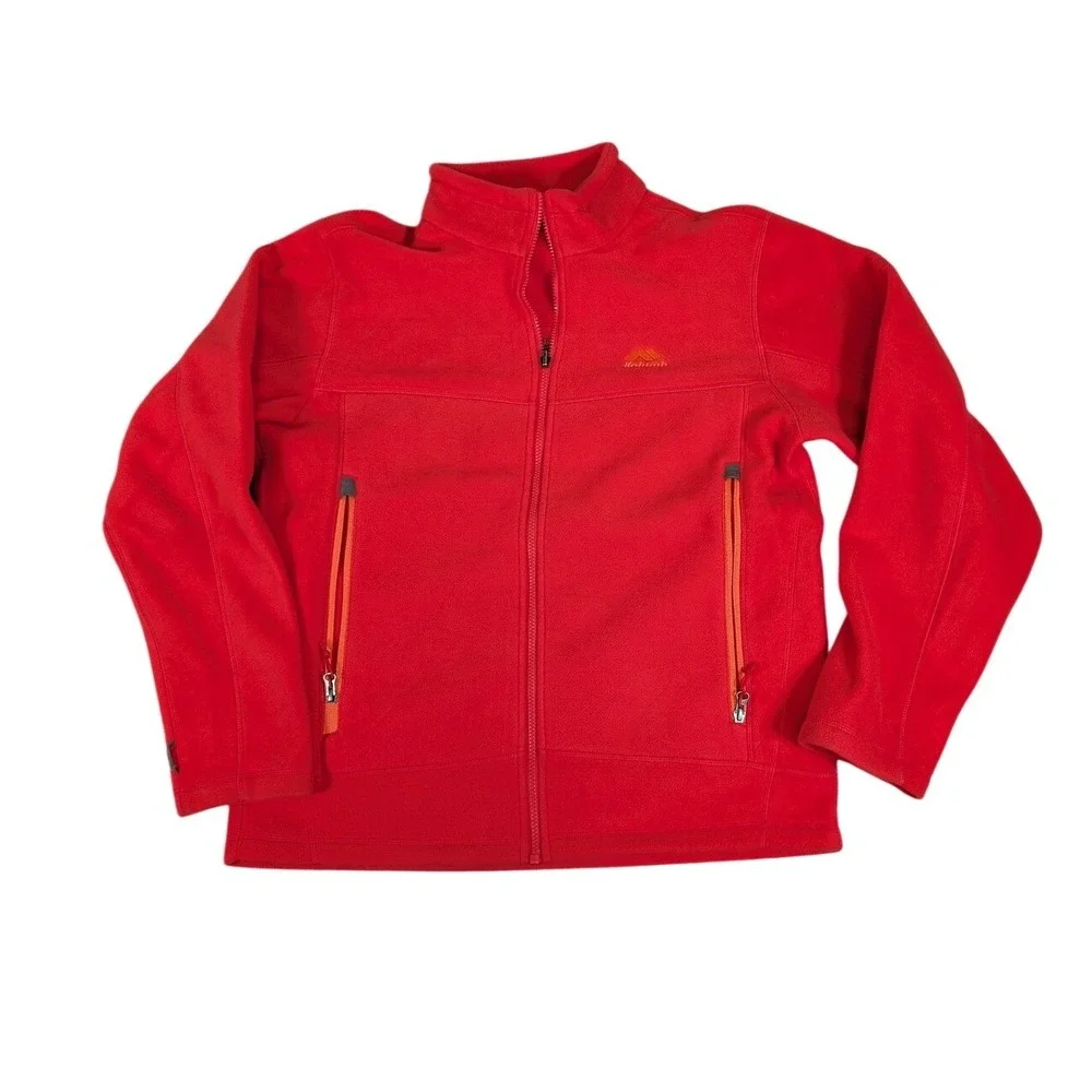Kolumb Fleece Jacket Mens‎ 2XL Red Full Zip Outdoor Explore Softshell Hiking